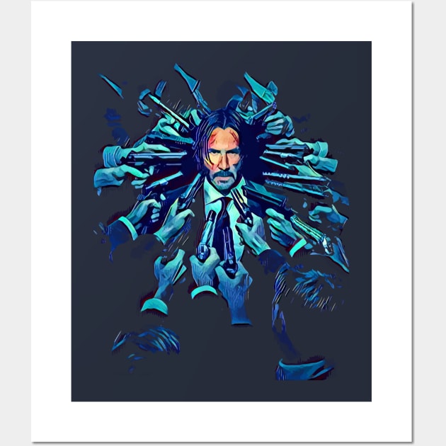 John Wick Wall Art by Bespired